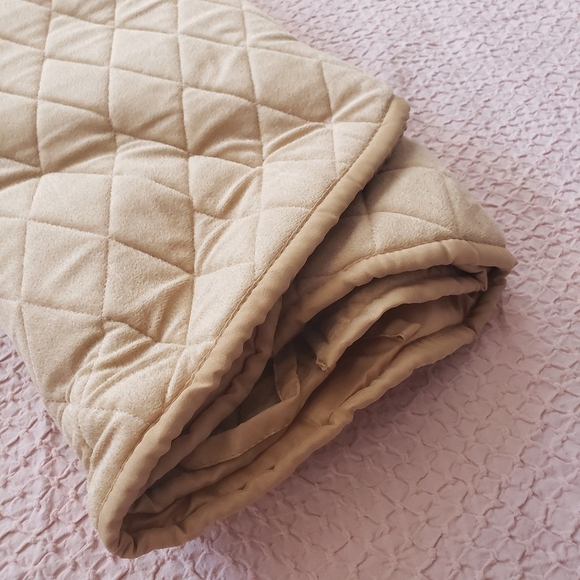 The Christmas Shoppe Plush Beige Tree Skirt - Picture 6 of 9